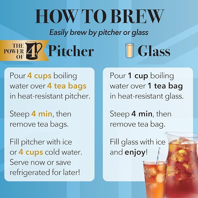 Twinings NEW Lemon Black Iced Tea, 72 Deliciously Unsweetened Tea Bags, Makes 18 Pitchers or 144 Servings, Caffeinated, 72 Count (Pack of 2)