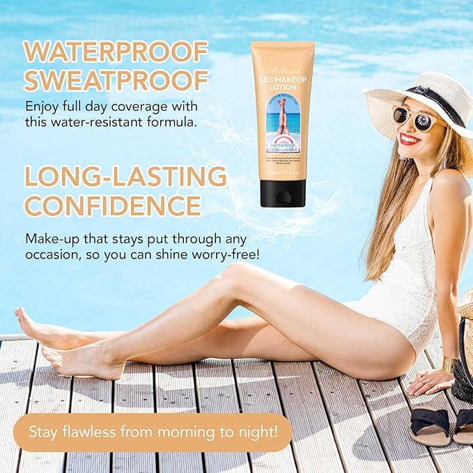 Leg Makeup Waterproof No Transfer - Tattoo Cover Up Makeup - Body Perfector - Long Lasting - Even Skin Tone (#03 Bronze)