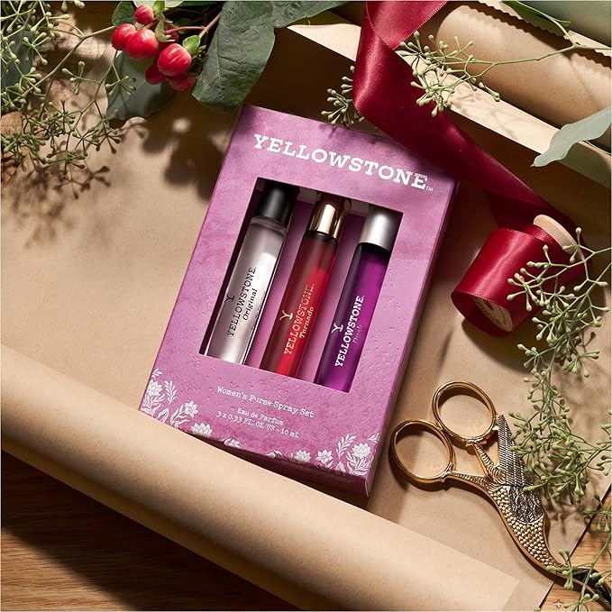 Yellowstone Women’s Purse Spray Set by Tru Western – Multi-Scent Collection