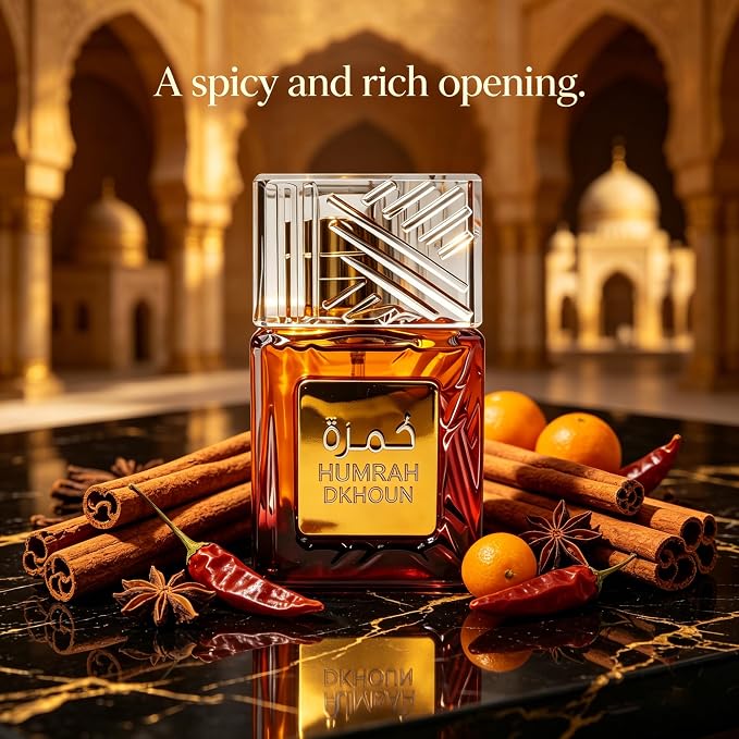 A CENTER Men’s Fragrance Collection: Humrah, Buni, Dkhoun & Klamath Deliure | 4-Bottle Set 3.4 Fl Oz Each | Long Lasting Smoky Spice, Amber & Intense Wood Cologne Library | Perfume Gift Daily Use