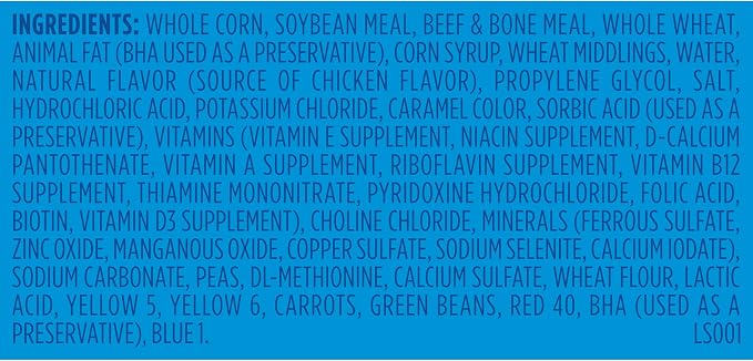 Kibbles 'n Bits Original Dry Dog Food, Beef & Chicken Flavors, 3.5 lb. Bag | Complete & Balanced Nutrition Formulated For Adult Dogs With Essential Vitamins & Minerals, Crunchy Kibble Pieces