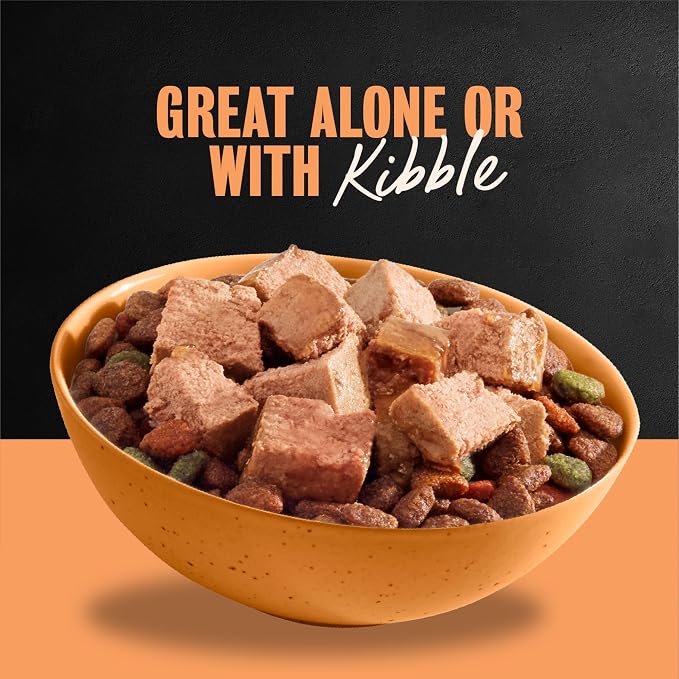 Cesar Classic Loaf in Sauce Wet Dog Food, Chicken & Liver, 3.5 oz, 24 Count | Made in USA, Real chicken #1 ingredient, no fillers/added sugar/artificial flavors, use as meal or topper, easy peel trays