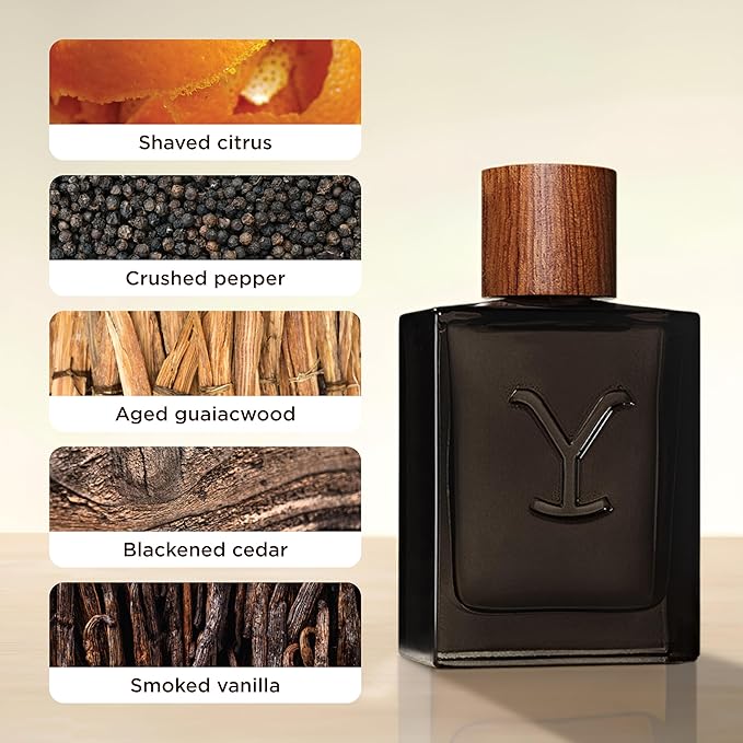 Tru Fragrance Beauty Yellowstone Ride Reserve Men's Cologne, 3.4 fl oz (100 ml) - Rich, Refined, Addictive