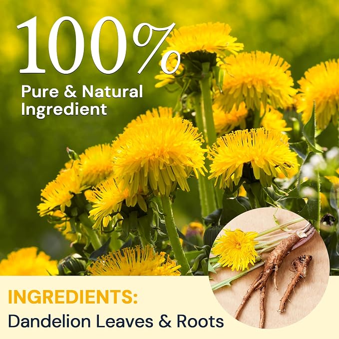 Dandelion Leaf & Root Herbal Tea - Caffeine Free,120 Teabags