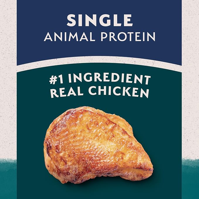 Natural Balance Limited Ingredient Dry Dog Food - Complete Nutrition for Adult Dogs - Wholesome Grains Brown Rice Recipe - Limited Ingredient Formula - 12 lb - Chicken & Brown Rice | Dry Dog Food with Wholesome Grains, Balanced Nutrition for Adult Dogs...
