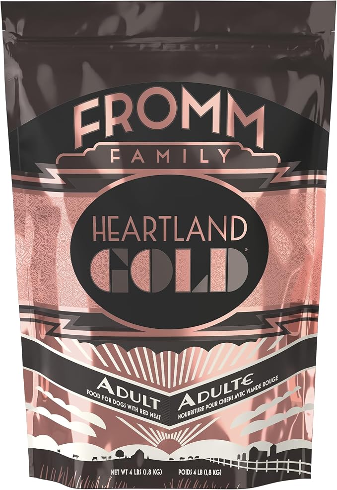 Fromm Heartland Gold Adult Premium Dry Dog Food - Beef Recipe - 4 lb
