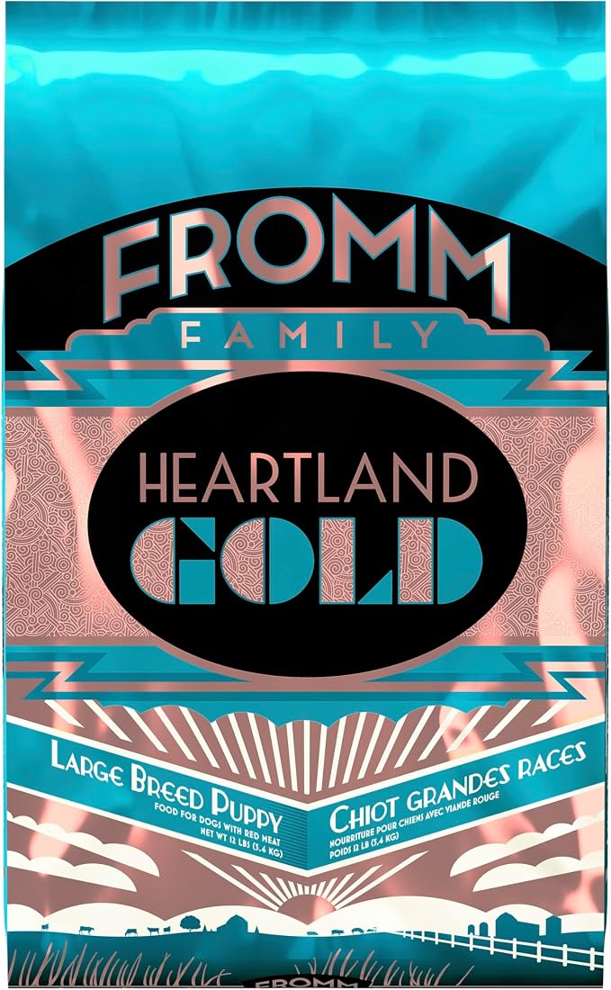 Fromm Heartland Gold Large Breed Puppy Dry Dog Food - Beef Recipe - 12 lb