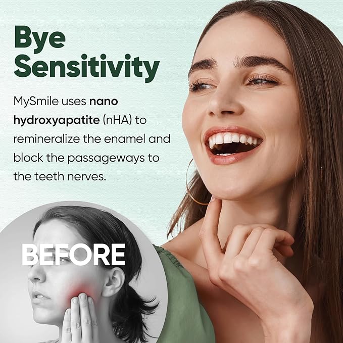 MySmile Nano Hydrxyapatite Toothpaste Fluoride Free with MySmile nHA Mouthwash