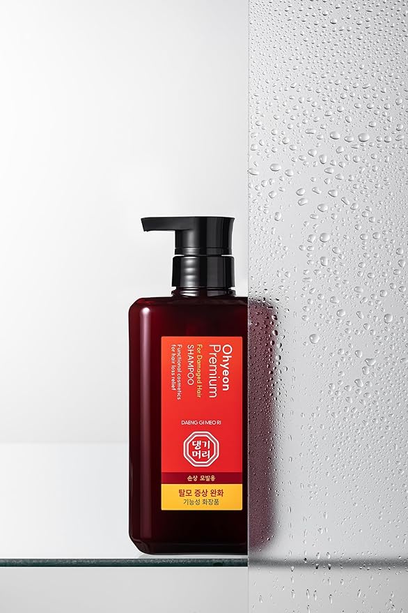 Daeng Gi Meo Ri - Ohyeon K-Beauty Hair Growth Shampoo | Herbal Power for Thinning, Damaged, Oily Hair | Scalp Care & Dandruff Relief with Ginseng, Salicylic Acid. 500ml/ 16.90 FL OZ