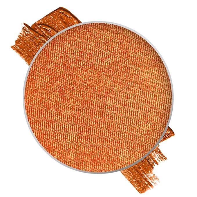 Mehron Paradise FX Metallics – Metallic Orange 0.25 oz | Pro Water-Activated Shimmer Paint for Raves, Costumes, SFX, Halloween, Stage, Screen, Theater & Cosplay