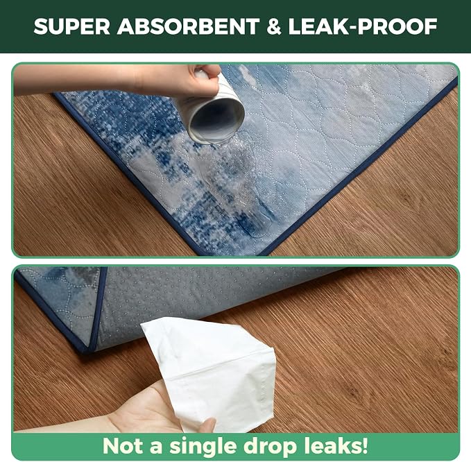 FXW Washable Pee Pads for Dogs, Super Absorbent, 71" Square, 1 Pack | Machine washable, Non-slip backing, Fits 32"/40"/45"H 8-Panel FXW Rollick/Homeplus Playpens
