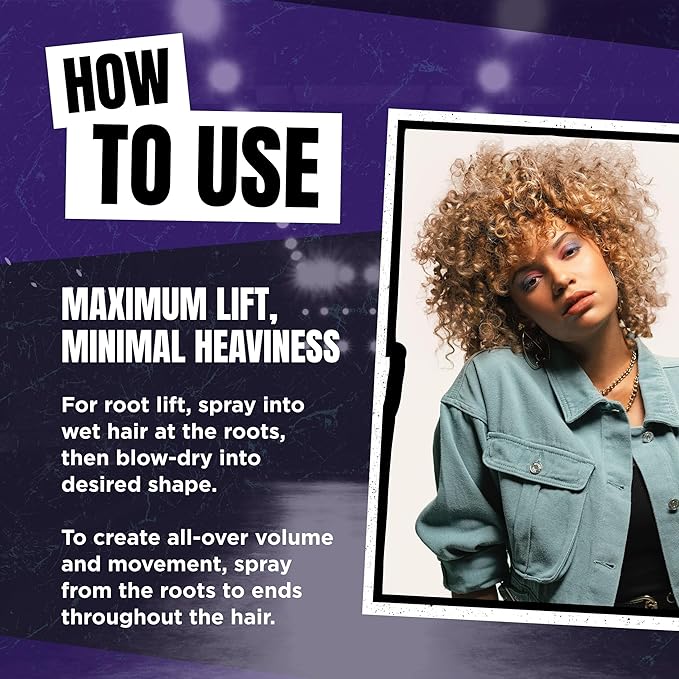 TIGI Catwalk Root Boost Spray Foam - Directional Mousse for All Hair Types - For Lift & Texture - For All Hair Types - Finish on Wet Hair & Blow Dry - Premium Hair Care Products - 8.5 oz (2 Pack)