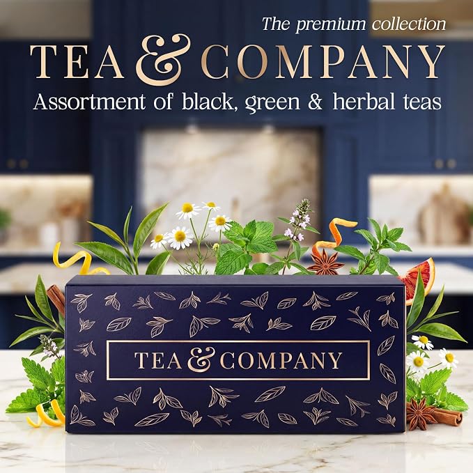 Mighty Leaf Tea and Company Organic Tea Sampler – 30 Count Silken Tea Bags – 6 Assorted Flavors: Earl Grey, Rooibos, Emperor Breakfast, Meridian Chai, Verbena Mint, Chamomile Yuzu