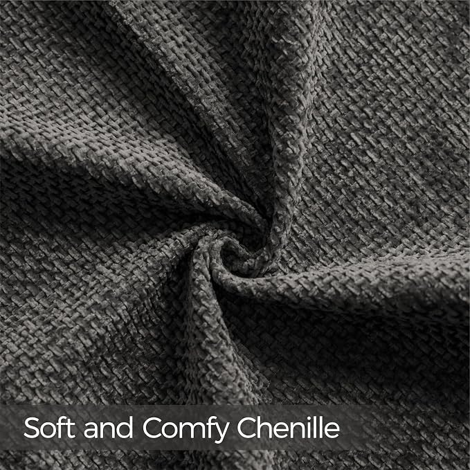 a moment Black Chenille Throw Pillow Covers 12x20 Inch Pack of 2 Modern Decorative Throw Pillow Covers Farmhouse Cross Covers Home Decor for Sofa Bedroom Living Room