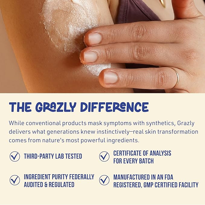 Whipped Bison Tallow Balm w/Manuka Honey, Jojoba, Organic Vanilla - Grass-Fed & Finished Organic Tallow Face Moisturizer - Face & Body Cream for Acne-Prone Skin - Nourishing Skincare (2.5 oz)