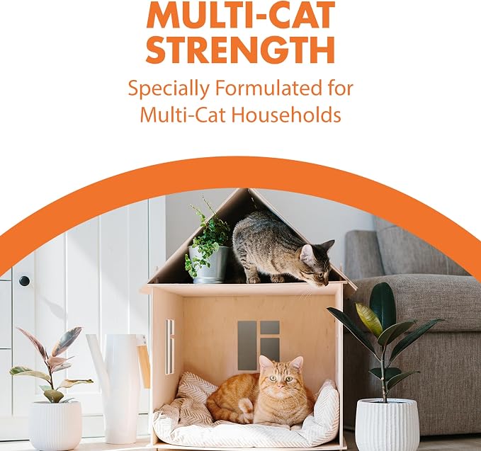 ARM & HAMMER Naturals Clumping Cat Litter, Multi Cat, 18 lbs | Plant-Based, Easy Scoop Clumps, Outstanding Odor Control, 2X Liquid Absorption, Low Dust, Lightweight Formula