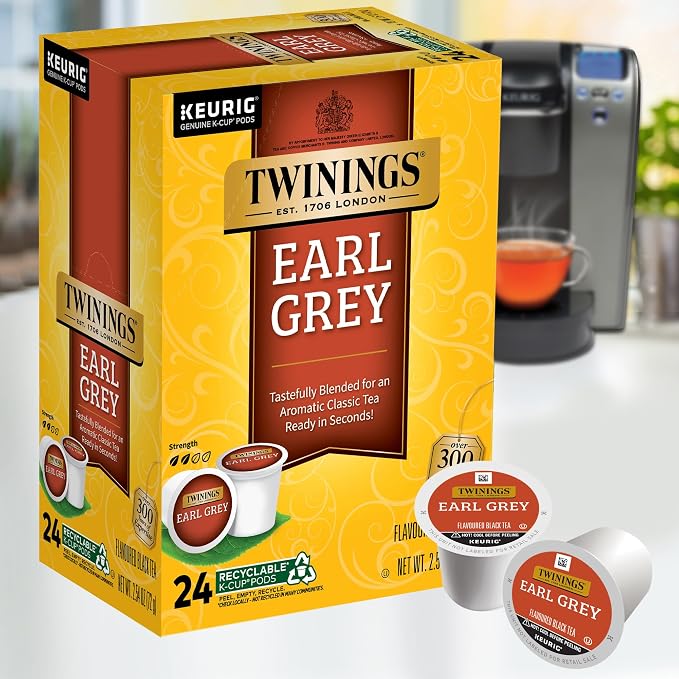 Twinings® Earl Grey Tea, Keurig® K-Cup® Pods, 24/Box