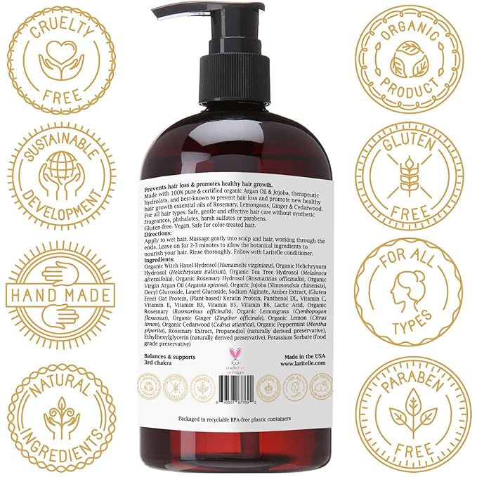 Laritelle Organic Shampoo Diamond Strong 520ml