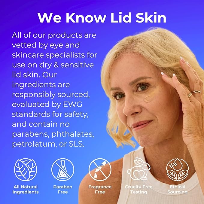 Blinkjoy Restorative Under Eye Balm – Anti-Aging Moisturizing Eye Balm with Omegas to Reduce Dryness & Fine Lines – Optometrist & Dermatologist Recommended, Fragrance-Free