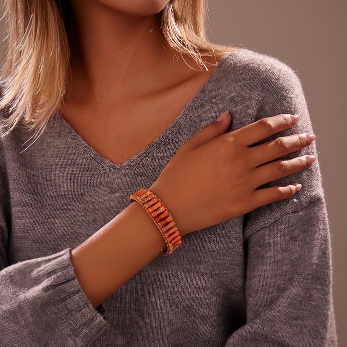 Inspirational Gifts Healing Bracelets for Women，Get Well Soon Encouragement Gifts for Women Friends Sister Mom，Handmade Natural Stone Healing boho Friendship Jewelry for women