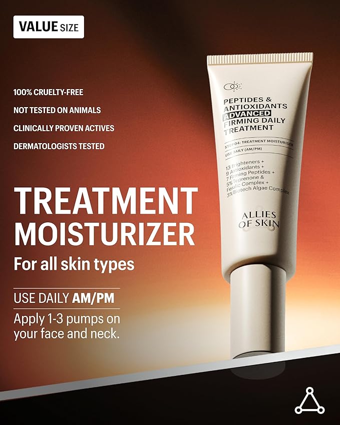 Allies of Skin Peptides & Antioxidants Advanced Firming Daily Treatment, Jumbo