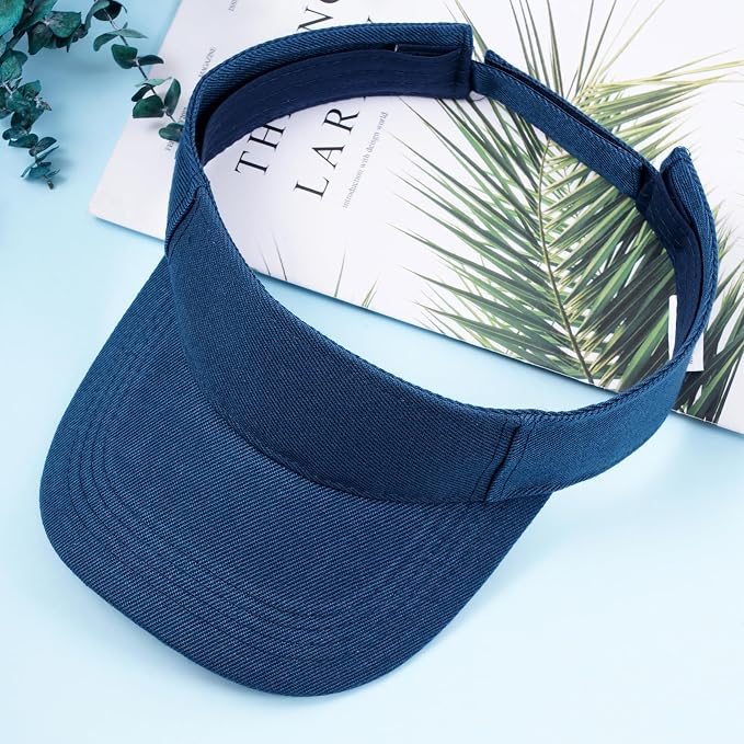 Marrywindix 1 Piece of Sport Wear Athletic Visor Sun Sports Visor Hat Visor Adjustable Cap for Women and Men