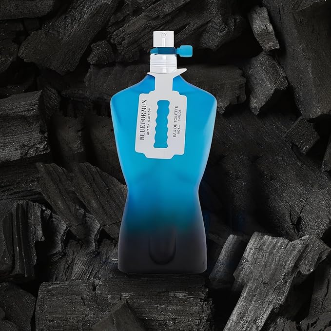 A CENTER Men's Cologne SaExt&Blue for Men Ultra Eau de Parfum Gift Set - 3.4 Fl Oz Each | Citrus Spicy & Woody Ambergris Fragrance | Luxury Perfume for Day & Night