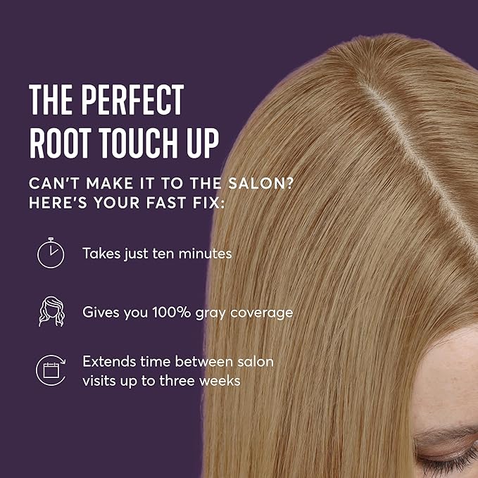 Madison Reed Root Perfection Permanent Root Touch Up, Dark Blonde 8N Bergamo, 10 Minutes for 100% Gray Root Coverage, Ammonia-Free Hair Dye, Two Applications
