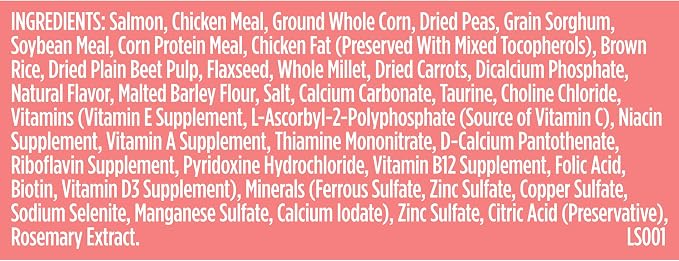 Nutrish Salmon Dry Dog Food, 26 lb. Bag (Rachael Ray) | Complete & Balanced Nutrition for Small, Medium and Large Breed Adult Dogs, Veterinarian Reviewed Formula