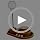 FRCOLOR Cat Treat Dispenser Interactive Cat Feeder Toy with Track Ball for Indoor Cats Kitten Wooden Cat Toy with Automatic Slow Feeder Ball