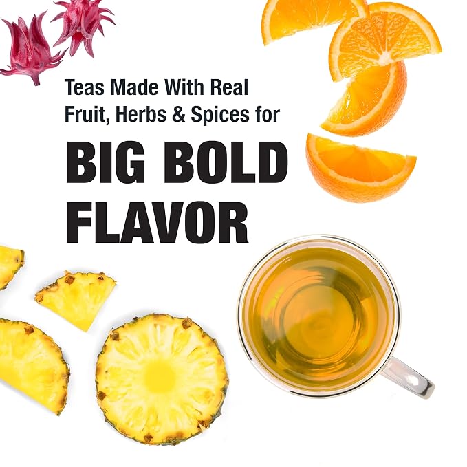 Tiesta Tea Maui Mango, Loose Leaf, Mango Pineapple Herbal Tea, Premium Non-Caffeinated Fruit Blend, Makes Hot or Iced & Brews Up to 50 Cups, 5.5 Ounce Refillable Tin