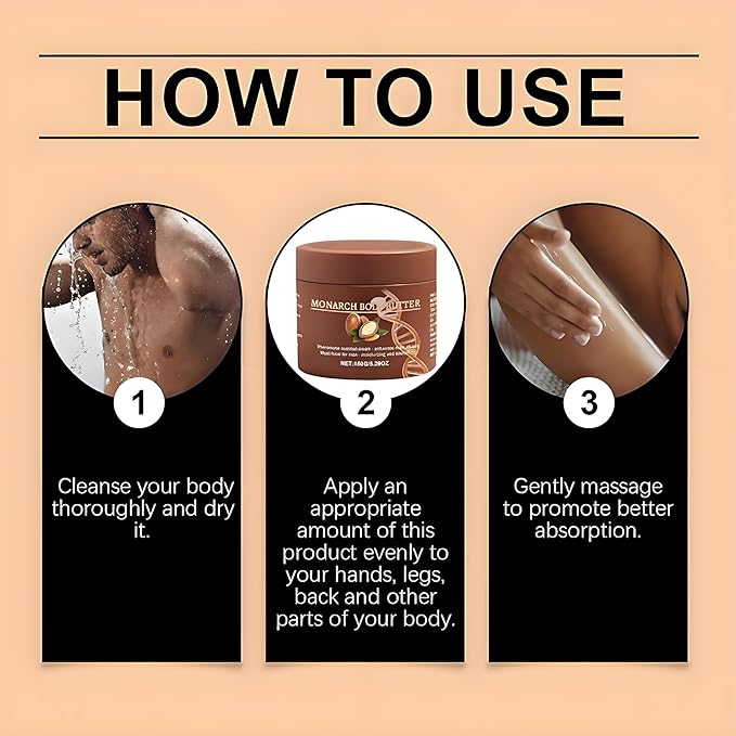 Crowned Skin Body Butter for Men,Cologne Body Butter for Men,Pheromone body butter for men,Hydrates and moisturizes to enhance attractiveness (2)