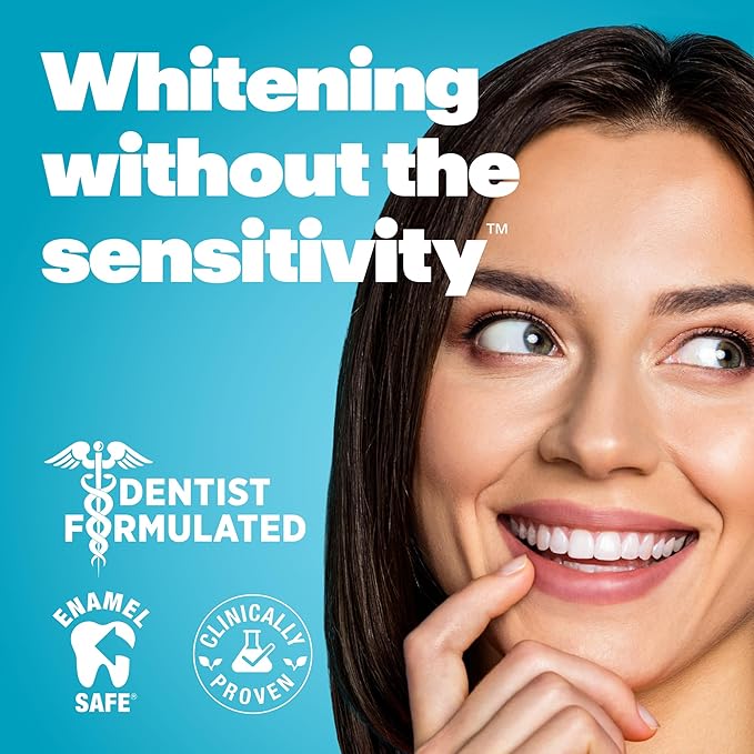 Lumineux Teeth Whitening Strips Kit - 9 Treatments - Peroxide Free - Enamel Safe for Whiter Teeth - Whitening Without The Sensitivity - Dentist Formulated - Sensitivity Free