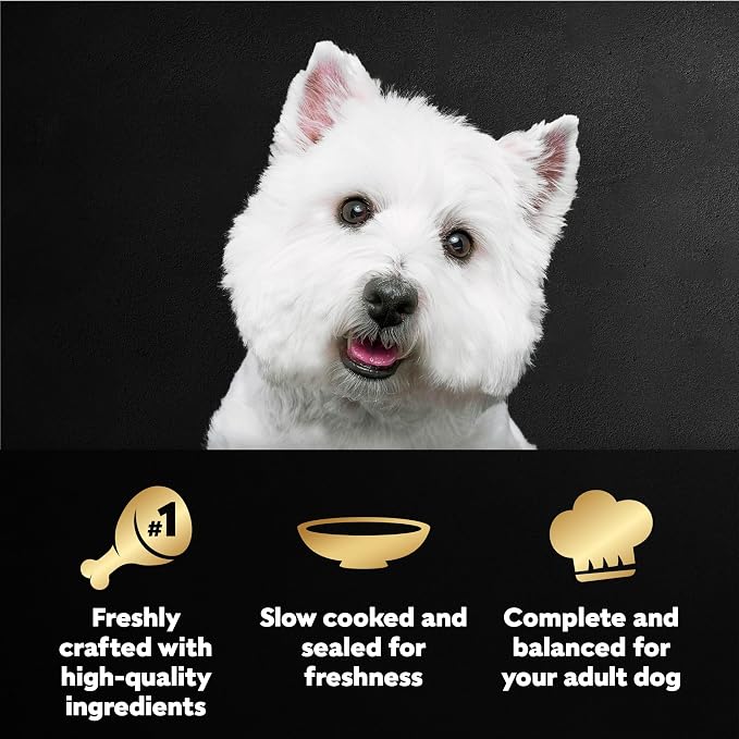 Cesar Mini-Pouch Wet Dog Food, Rotisserie Chicken, 1.76 oz, 20 Count | Real chicken #1 ingredient, protein-packed, no fillers or artificial flavors, easy peel-and-serve, slow-cooked tender texture