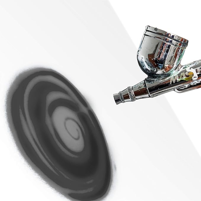 Custom Body Art Black Airbrush Body Paint 8oz - Alcohol-Based, Waterproof, Body Paint for Adults, Cosplay, Temporary Tattoos