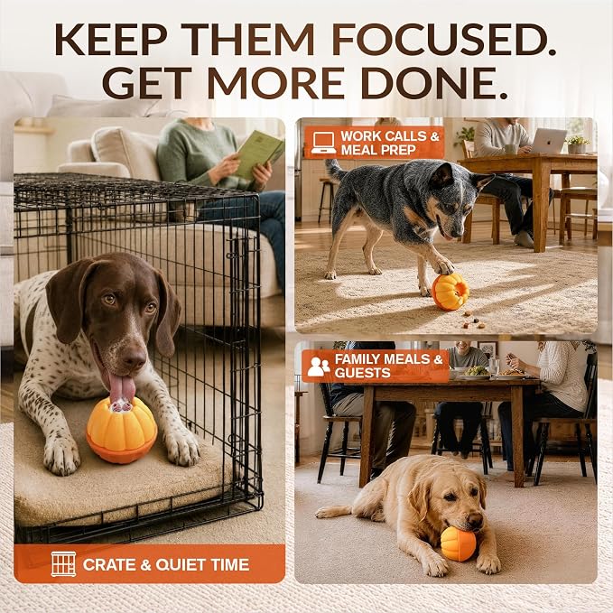 KADTC L, 3-in-1, Frozen Treat Dog Toy & Kibble Dispenser & Chew & Lick Toy