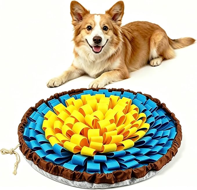 Snuffle Mat for Dogs, Interactive Dog Puzzle Toy & Slow Feeder