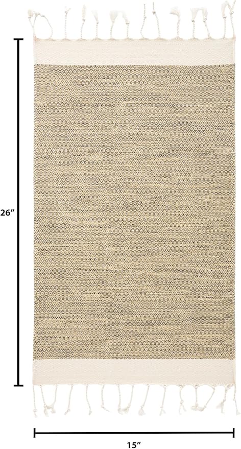 BAY LAUREL Turkish Hand Towel – Pack of 2 | Soft & Absorbent Decorative Towels for Bathroom, Hand, Face, Hair, Gym, Yoga, SPA, Kitchen & Tea | Boho Decor (Yellow, Diamond 15x26 Inches (Set of 2)