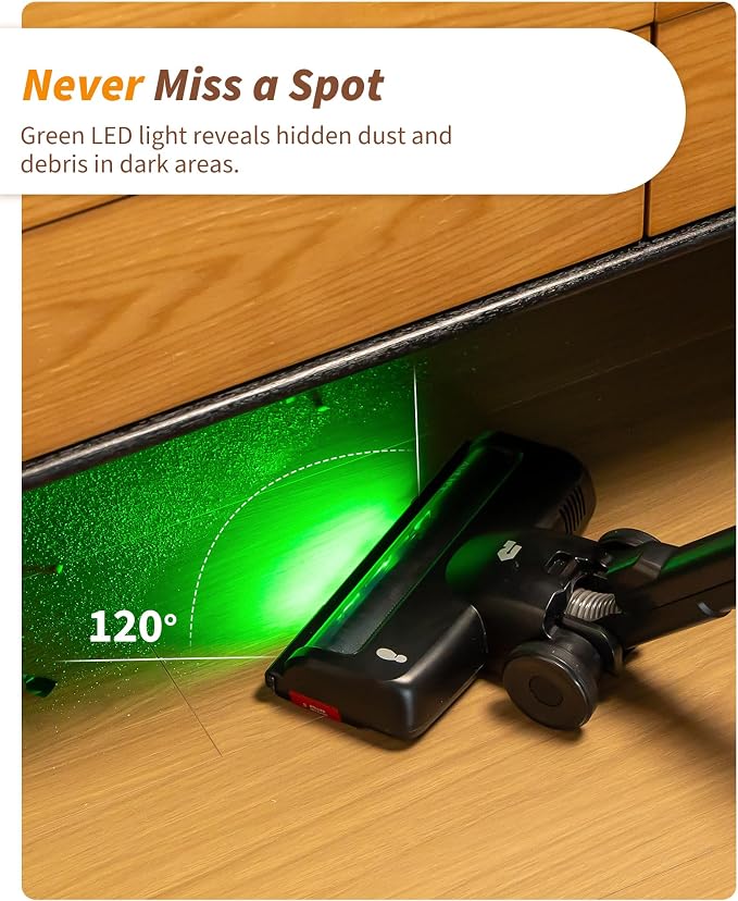 ElecKeys 650W 55kPa Foldable Cordless Vacuum Cleaner with Charging Dock | 65Mins Long-Lasting, Lightweight Vacuum, Self-Standing, Anti-Tangle, Ideal for Daily Cleaning, Pet Hair, HardFloor & Carpet.