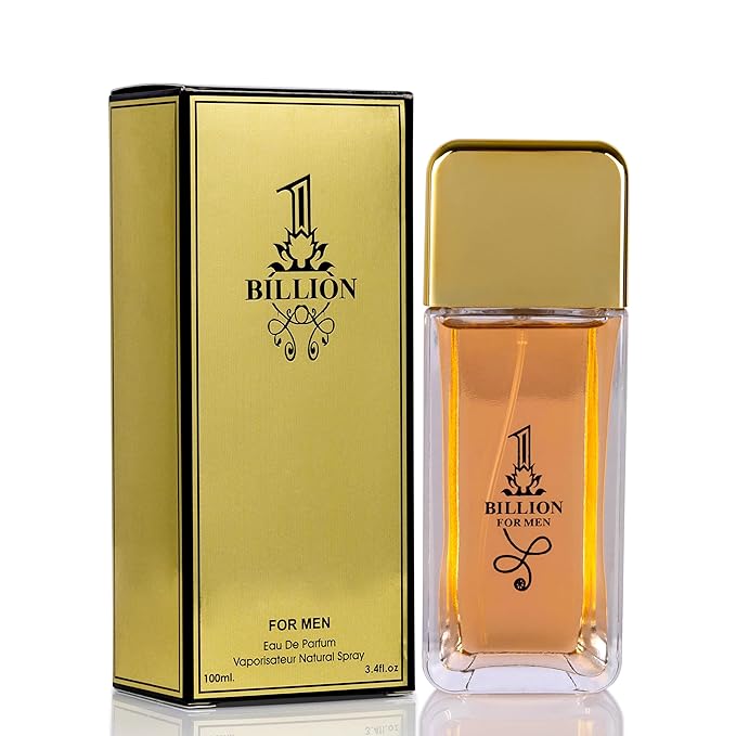 NovoGlow 1 Billion- Eau De Toilette Spray Perfume, Fragrance For Men- Daywear, Casual Daily Cologne - 3.4 Oz Bottle- Ideal EDT Beauty Gift for Birthday, Anniversary