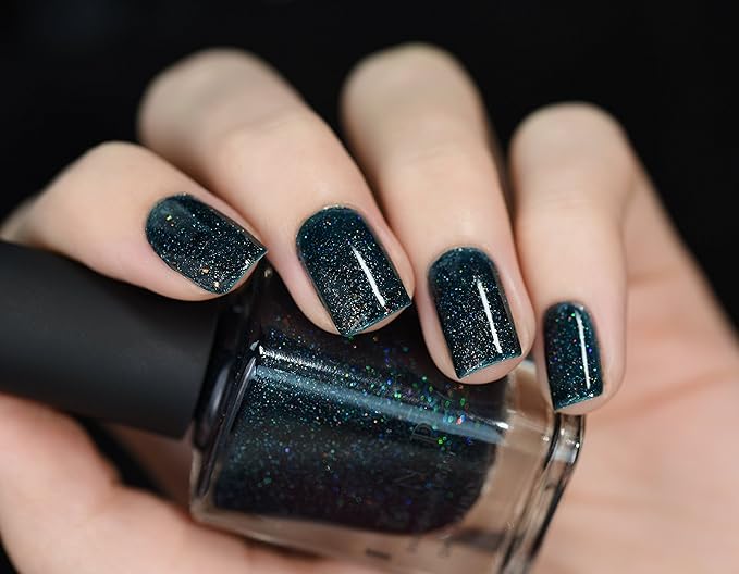 ILNP Mountain View - Forest Green Holographic Nail Polish