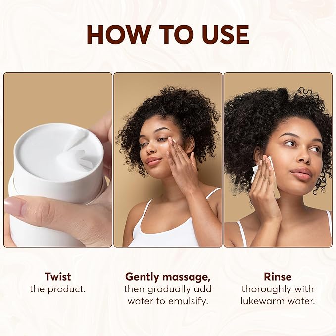 Grinding Makeup Remover Balm, Moisturizing Oil Cleanser For All Skin Types, Korean Skin Care Makeup Cleansing Balm For Face, Non-Greasy and Soft Sorbet Texture Hydrating Facial Wash, 1.7 Fl Oz