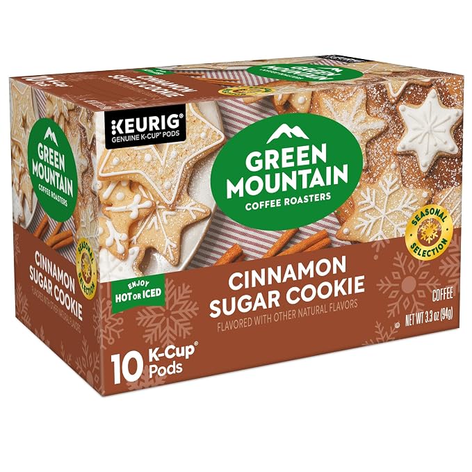 Green Mountain Coffee Roasters Cinnamon Sugar Cookie Coffee, 10 Count