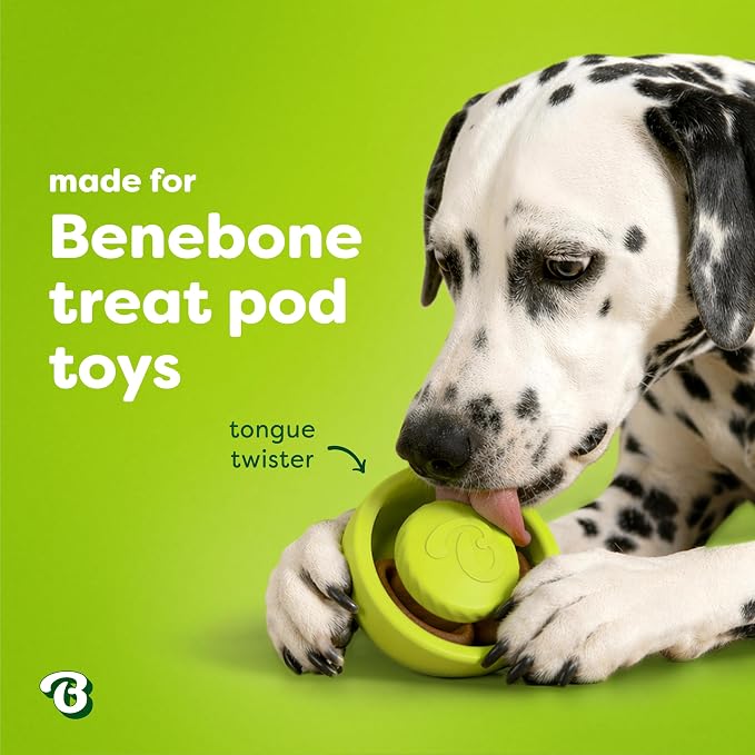 Benebone Treat Pod Refills for Benebone Puzzle Toys, Peanut Butter Flavor Dog Treats, 9 Count