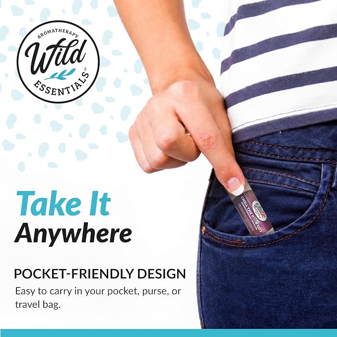Wilder Essentials 4 Pack Aromatherapy Nasal Inhalers Gift Set, Essential Oil Scent Sticks, Funny White Elephant Stocking Stuffers, Portable Natural Diffuser Tubes, Made in USA Novelty Blend Kit