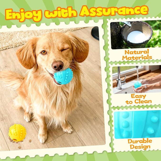 Forfon Slow Feeding Enrichment Set with Lick Mat & Puzzle Toy | Multi-Level Challenge, Mental Stimulation,Healthy Eating Habits,Puzzle Solving,Treat Play