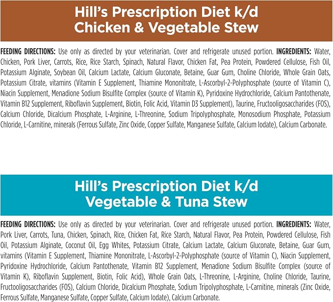 Hill's Prescription Diet k/d Kidney Care Cat Food Starter Kit Variety Pack | #1 Veterinarian Recommended, 5.25 oz. Dry Food (2), 5.5 oz. Cans (2), 2.9 oz. Cans (4)