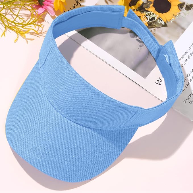 Marrywindix 1 Piece of Sport Wear Athletic Visor Sun Sports Visor Hat Visor Adjustable Cap for Women and Men