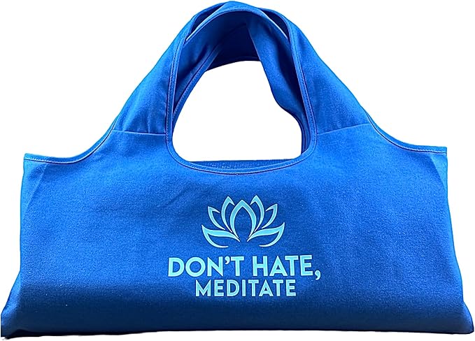 Wild Essentials Yoga Bag, Exercise, Tote, Large Carrier, Shoulder Strap, Inner Pocket, Fits Most Mats, Recycled Cotton Canvas