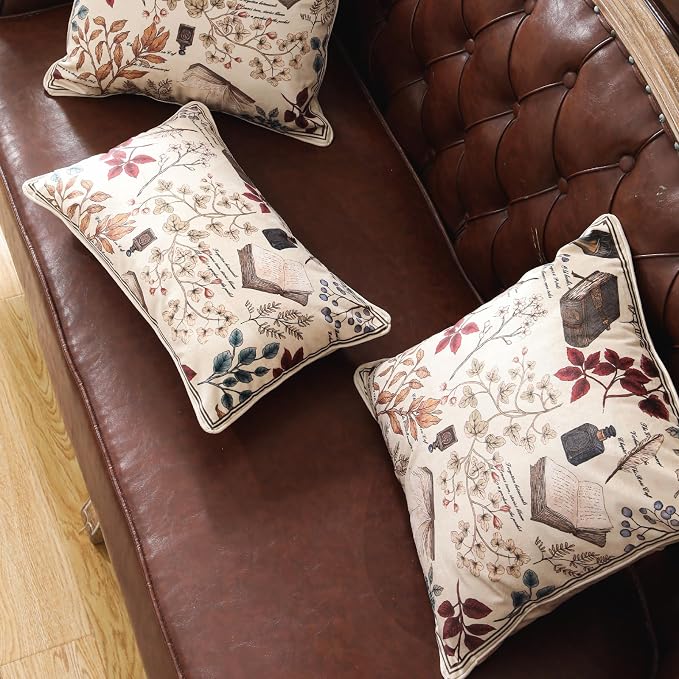 Designer Vintage Velvet Throw Pillow Cover,22"x22"-Xipeia | Pillow Cover,Concealed Zipper Design,Dragonfly Pattern,Sofas,Bedroom,Living Room,Lounge Chairs,All Season Home Decor